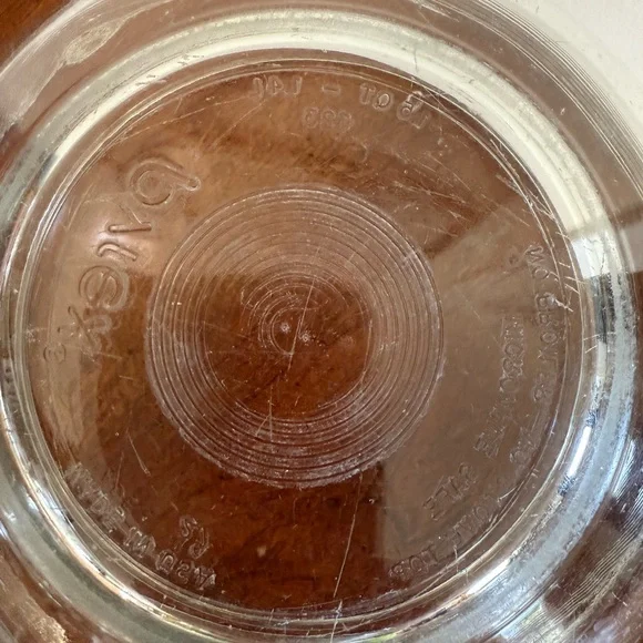 Pyrex Clear Glass Nesting Bowls Mixing Bowl Set of 3 - #325, #323, and #322 - Picture 8 of 13